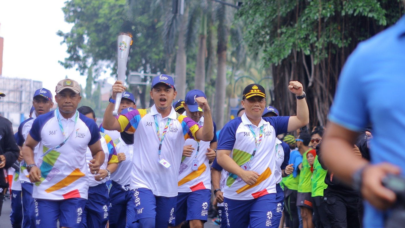 Kekompakan Muspida Dibalik Suksesnya Torch Relay Asian 